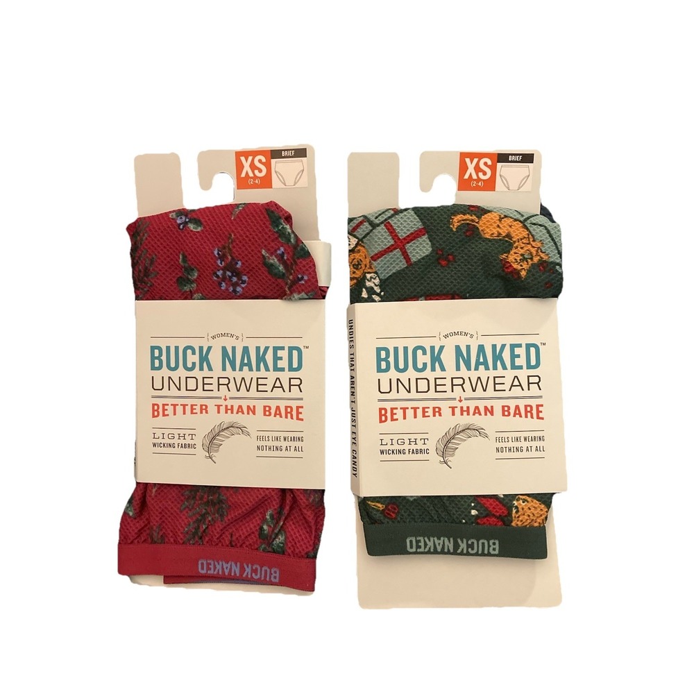 Duluth Trading Women's Buck Naked Underwear Brief Lot Of 2 Sz XS 2-4 NWT